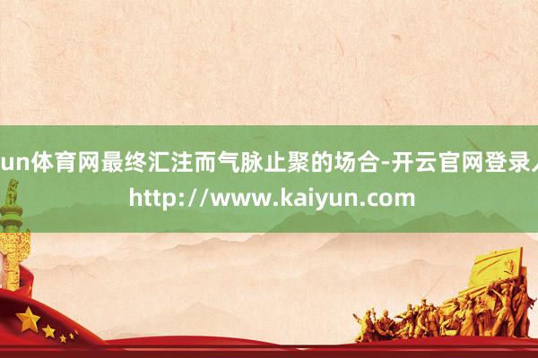 开yun体育网最终汇注而气脉止聚的场合-开云官网登录入口 http://www.kaiyun.com