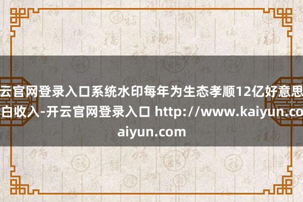 开云官网登录入口系统水印每年为生态孝顺12亿好意思元告白收入-开云官网登录入口 http://www.kaiyun.com
