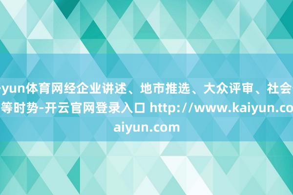 开yun体育网经企业讲述、地市推选、大众评审、社会公示等时势-开云官网登录入口 http://www.kaiyun.com