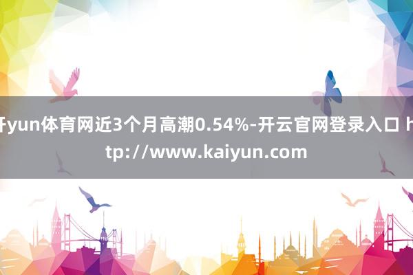 开yun体育网近3个月高潮0.54%-开云官网登录入口 http://www.kaiyun.com
